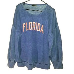 Game Day Couture Florida Billow Sleeve Sweatshirt XXL